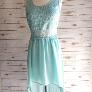 Teal summer dress